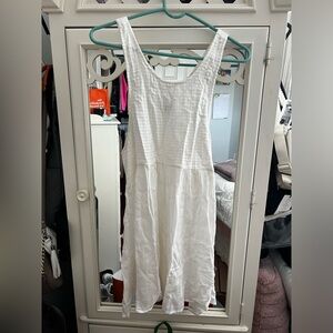 White Bathing Suit Cover Up Dress